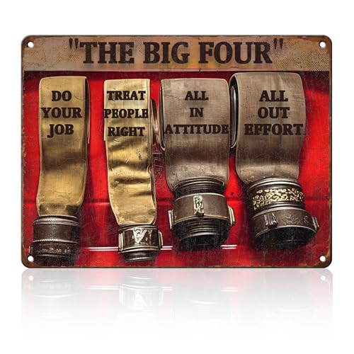 Metall-Blechschild "The Big Four Firefighter Do Your Job", Retro-Feuerwehrmann, Metallposter, lustiger Feuerwehrmann für Zuhause, Bauernhof, Geschäft, Garage, Club, Bar, Küche, Pub, lustiges Geschenk Metall-Blechschild "The Big Four Firefighter Do Your Job", Retro-Feuerwehrmann, Metallposter, lustiger Feuerwehrmann für Zuhause, Bauernhof, Geschäft, Garage, Club, Bar, Küche, Pub, lustiges Geschenk von uihgcvr