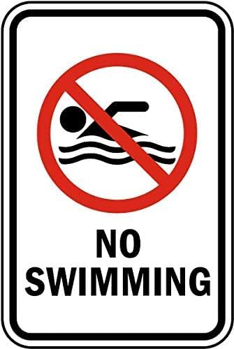 Metall-Blechschild mit Aufschrift "Warning Pool Rules and Safety", 20,3 x 30,5 cm, Aluminium Metall-Blechschild mit Aufschrift "Warning Pool Rules and Safety", 20,3 x 30,5 cm, Aluminium von uihgcvr