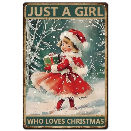 Metall-Blechschilder mit Aufschrift "Snow Girl", Weihnachtsschild, Loves Christmas, Blechschild, Retro-Metallposter für Zuhause, Bauernhof, Geschäft, Garage, Club, Bar, Küche, Pub, lustiges Geschenk Metall-Blechschilder mit Aufschrift "Snow Girl", Weihnachtsschild, Loves Christmas, Blechschild, Retro-Metallposter für Zuhause, Bauernhof, Geschäft, Garage, Club, Bar, Küche, Pub, lustiges Geschenk von uihgcvr