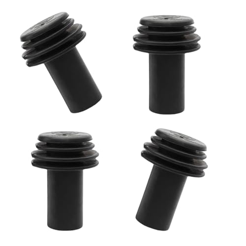 Mehrzweck-Dachrinnenschutz-Set, 4 Stück, stabile Silikon-Wasserablauf-Lösung für Wohn-Fallrohre von uikios