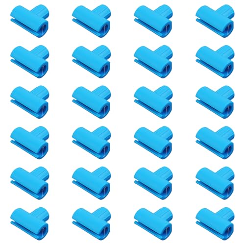 uikios 24 Stück Angelrollen-Verbindungsstück, Angelschnur-Anschluss, Ersatz-Angelschnurspulen-Anschluss von uikios
