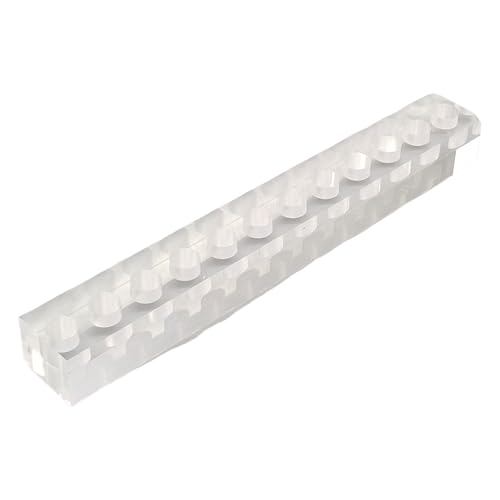 uikios Angelköderhalter aus Acryl, transparentes Regal für Fliegenfischen, Haken-Clip, zum Fliegenbinden, Köderhalter von uikios
