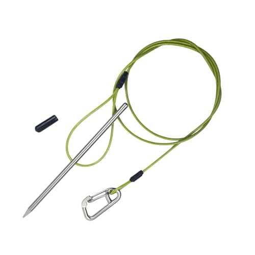 uikios Fischstringer mit Clip, Fischhalter zum Tauchen, schneller Handspeer, Edelstahl-Kabelstringer, Fischnadelhaken von uikios