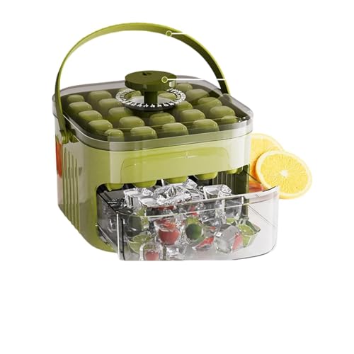 uikios Ice Maker Wiederverwendbare Pressform Eisbox mit Deckel Ice Storage Box Easy Release Ice Trays für Kaffee & Getränk uikios Ice Maker Wiederverwendbare Pressform Eisbox mit Deckel Ice Storage Box Easy Release Ice Trays für Kaffee & Getränk von uikios