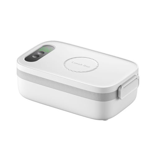 uikios Kabellose Heiz-Lunchbox, tragbarer elektrischer Lebensmittelbehälter für Studenten, mit 14000 mAh Akku, 7 einstellbaren Modi, Typ C von uikios