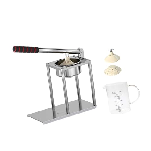uikios Manuelle Premium-Obstpresse mit 500 ml Messbecher und flachem Sieb, Mehrzweck-Obstpresse mit Sieb uikios Manuelle Premium-Obstpresse mit 500 ml Messbecher und flachem Sieb, Mehrzweck-Obstpresse mit Sieb von uikios