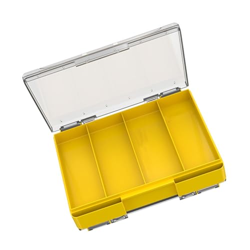 uikios Tragbare Angelausrüstungsbox, Organizer, leicht, Angelwerkzeug, Köderbox, doppelseitig, Haken-Organizer von uikios