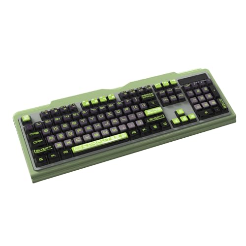 uikios Translucents Puddings Keycap Gray Green Keycap 116 Key ASAs Height Mechanical Keyboards Keycaps von uikios