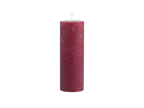 Rustikale Stumpenkerze Dunkelrot diverse Größen dicke Kerze Advent Weihnachten Deko Adventskranz, Variante:Ø 7 cm. H 20 cm Rustikale Stumpenkerze Dunkelrot diverse Größen dicke Kerze Advent Weihnachten Deko Adventskranz, Variante:Ø 7 cm. H 20 cm von ukiyo