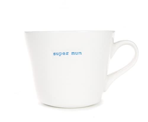 Statement Henkeltasse super mum blau 380 ml Keith Brymer Jones Kaffee-Tasse von ukiyo