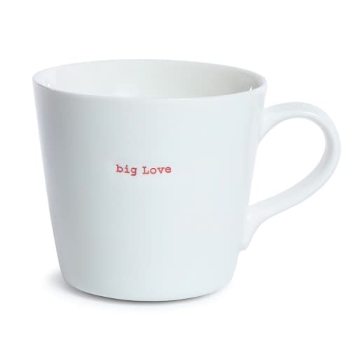 XL Statement Henkeltasse Big Love Rot 500 ml Keith Brymer Jones Kaffee-Tasse Porzellan Keramik von ukiyo
