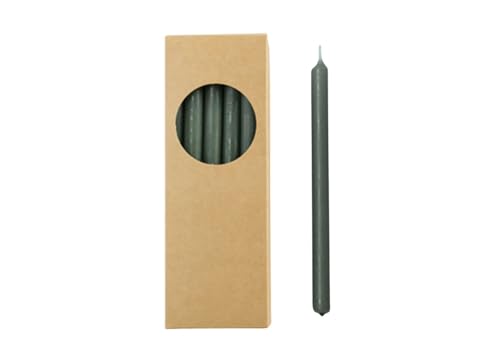 ukiyo 20er Pack Stabkerzen H:17,5 cm Ø:1,2 cm div. Farben Brenndauer 3 Stunden Kerzen Advent Weihnachten, Farbe:Waldgrün ukiyo 20er Pack Stabkerzen H:17,5 cm Ø:1,2 cm div. Farben Brenndauer 3 Stunden Kerzen Advent Weihnachten, Farbe:Waldgrün von ukiyo