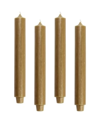 ukiyo 4er Pack Rustikale Stabkerzen H:30 cm Ø:3,2 cm - 21 Stunden Brenndauer - Dicke Kerzen Dinnerkerzen Tafelkerzen Kirchenkerzen, Farbe:Muskat ukiyo 4er Pack Rustikale Stabkerzen H:30 cm Ø:3,2 cm - 21 Stunden Brenndauer - Dicke Kerzen Dinnerkerzen Tafelkerzen Kirchenkerzen, Farbe:Muskat von ukiyo