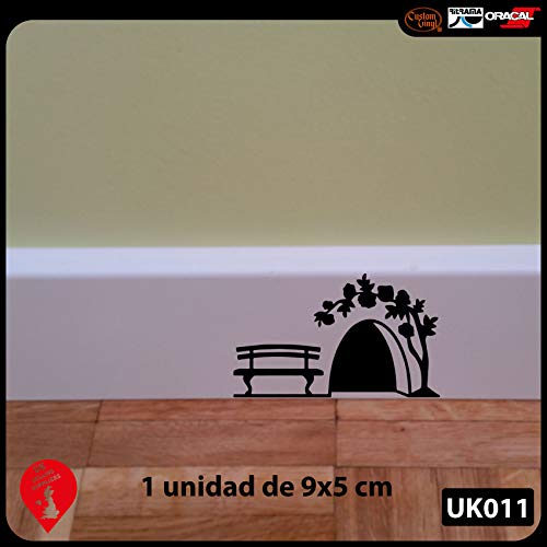 Wandtattoo / Vinyl-Aufkleber / Wandaufkleber, Mauseloch, 9 x 5 cm von uksellingsuppliers