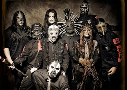 ula bear Slipknot 15 Corey Taylor Mick Thomson Jim Root Craig Jones, tolles Rock-Metall-Album-Cover-Design, Musikband, bestes Foto, Bild, einzigartiger Druck, A4-Poster von ula bear