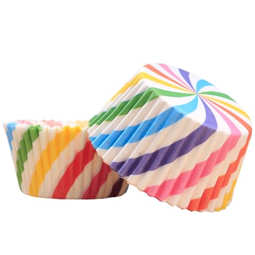 Cupcake-Förmchen, 100 Stück, DIY-Cartoon-Muster, Muffinförmchen, Papierdekoration, Cupcake-Einlage, Backzubehör, Cupcake-Becher, Muffin-Backförmchen von ulafbwur