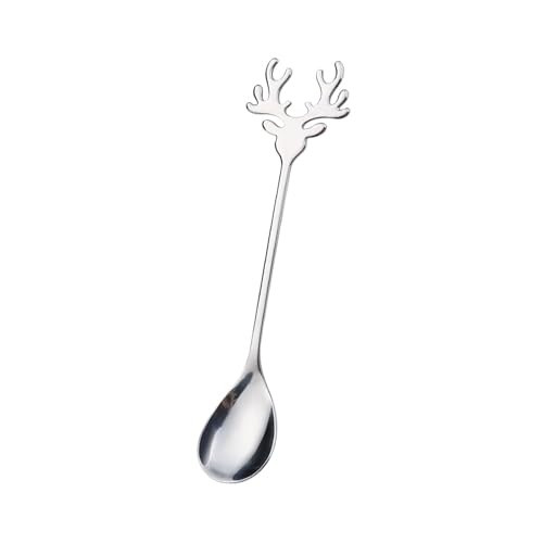 Kaffeelöffel, Rührlöffel, Lebensmittelqualität, mit langem Griff, Edelstahl, Kaffee, Tee, Suppe, Zucker, Dessertlöffel für Weihnachten, Teelöffel, Suppenlöffel Kaffeelöffel, Rührlöffel, Lebensmittelqualität, mit langem Griff, Edelstahl, Kaffee, Tee, Suppe, Zucker, Dessertlöffel für Weihnachten, Teelöffel, Suppenlöffel von ulafbwur