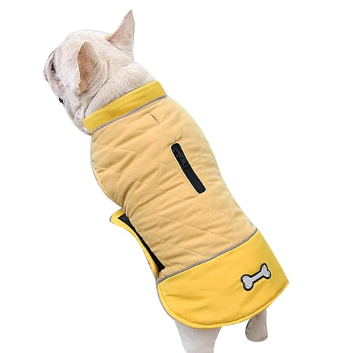 Mantel für den Winter, warm, wasserdicht, doppelseitig, für große Hunde und Haustiere von ulafbwur