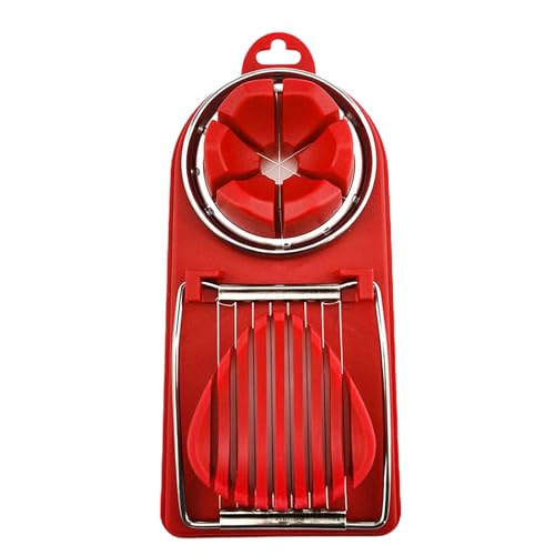 ulafbwur Eierschneider 3-in-1 Eierschneider mit Aufhängeloch Lebensmittelqualität Bpa Abnehmbarer Schneiddraht Gekochte Eier Zerkleinerer Slicer Küchenbedarf Lebensmittelschneider Rot ulafbwur Eierschneider 3-in-1 Eierschneider mit Aufhängeloch Lebensmittelqualität Bpa Abnehmbarer Schneiddraht Gekochte Eier Zerkleinerer Slicer Küchenbedarf Lebensmittelschneider Rot von ulafbwur