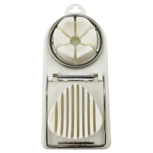 ulafbwur Eierschneider 3-in-1 Eierschneider mit Aufhängeloch Lebensmittelqualität Bpa Abnehmbarer Schneiddraht Gekochte Eier Zerkleinerer Slicer Küchenbedarf Lebensmittelschneider Weiß ulafbwur Eierschneider 3-in-1 Eierschneider mit Aufhängeloch Lebensmittelqualität Bpa Abnehmbarer Schneiddraht Gekochte Eier Zerkleinerer Slicer Küchenbedarf Lebensmittelschneider Weiß von ulafbwur