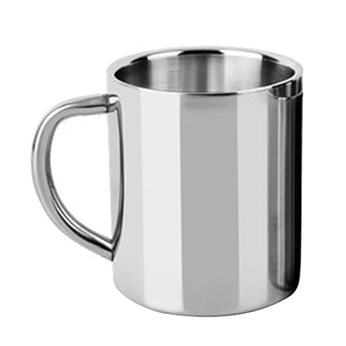ulafbwur Kaffeebecher, 220/300/400 ml, tragbar, Edelstahl, Reise-Kaffeebecher, Tee, Trinkwasser, Latte-Tassen ulafbwur Kaffeebecher, 220/300/400 ml, tragbar, Edelstahl, Reise-Kaffeebecher, Tee, Trinkwasser, Latte-Tassen von ulafbwur
