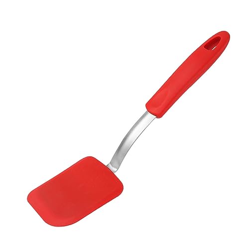 ulafbwur Sicherer Silikon-Spatel aus Silikon, Keksspatel, Pfannenwender, Mini-Brownie-Spatel, hitzebeständig, antihaftbeschichtet, Kochgeschirr, Flipper, Backutensilien, Silikon-Spatel, Rot ulafbwur Sicherer Silikon-Spatel aus Silikon, Keksspatel, Pfannenwender, Mini-Brownie-Spatel, hitzebeständig, antihaftbeschichtet, Kochgeschirr, Flipper, Backutensilien, Silikon-Spatel, Rot von ulafbwur