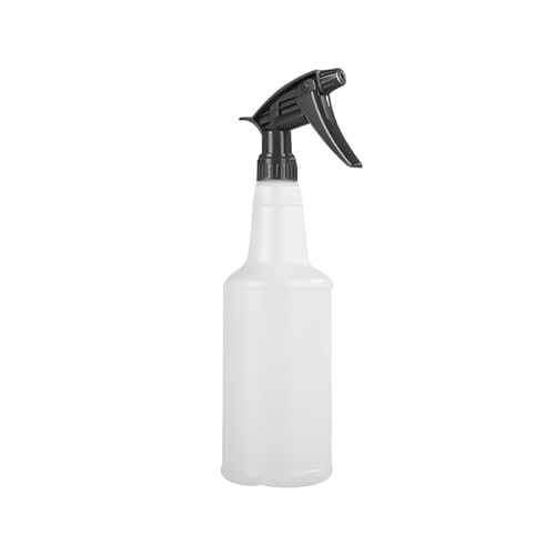 ulafbwur Spenderflasche, 750 ml, langlebig, säurebeständig, leicht, leer, weiße Flüssigkeitsflasche für Autowaschflasche, Aufbewahrungsflasche von ulafbwur