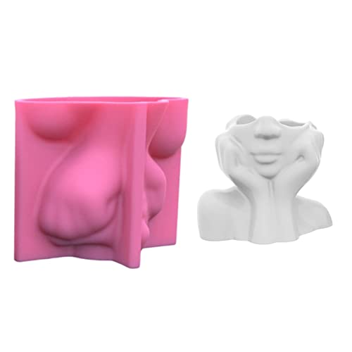 Handgemachte Mädchen Kopf Geformt Blumentopf Gesicht Gips Epoxidform Stifthalter Kerze Zement Pflanzer Harz Silikonform DIY Handwerk Heimdekoration Gießwerkzeug Formen Handgemachte Mädchen Kopf Geformt Blumentopf Gesicht Gips Epoxidform Stifthalter Kerze Zement Pflanzer Harz Silikonform DIY Handwerk Heimdekoration Gießwerkzeug Formen von ulapithi