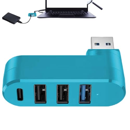 USB-3.0-Hub, USB-Hub, USB-3.0-Hub mit 4 Ports | drehbarer USB-Splitter, USB 3.0-Extender, USB-3.0-Multi-Ports, USB-Adapterstation USB-3.0-Hub, USB-Hub, USB-3.0-Hub mit 4 Ports | drehbarer USB-Splitter, USB 3.0-Extender, USB-3.0-Multi-Ports, USB-Adapterstation von ulapithi