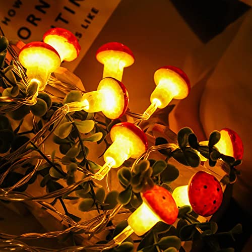 ulapithi Pilzlicht | Ästhetische LED-Gartenleuchten,Schlafzimmer-Innendekorationslampe für Mädchen für Party, Zuhause, Thanksgiving, Hochzeit von ulapithi