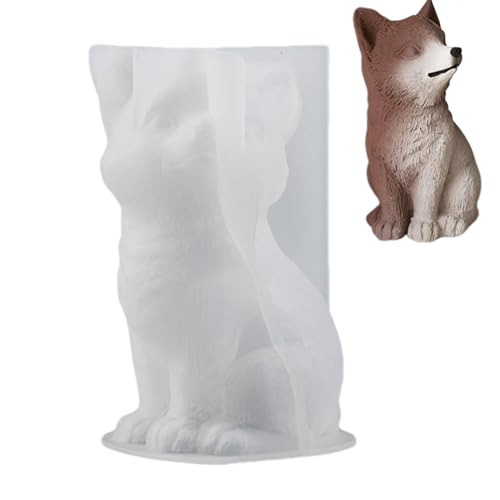 ulapithi Wolf Kerzenform, Kerzenherstellungsformen | Kuchen Silikonform | Super einfach zu entformende Kerzenwachsform zum Basteln von Aromatherapie-Kerzen, handgefertigten Seifenstücken ulapithi Wolf Kerzenform, Kerzenherstellungsformen | Kuchen Silikonform | Super einfach zu entformende Kerzenwachsform zum Basteln von Aromatherapie-Kerzen, handgefertigten Seifenstücken von ulapithi