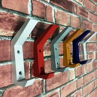 Moderne Aluminium Kleiderhaken Set Dekorative Wandgarderobe, 6 Farben von ulegant
