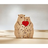 Familie Namen Hausdekoration Personalisiert Bären | Home Decor Familien Dekoration Mit Deiner Heim Deko Muttertags Geschenk von umtatashop