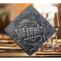 Schieferuntersetzer in 3D Optik Mit Namensgravur Und Motiv Hamburg Schieferuntersetzer in 3D Optik Mit Namensgravur Und Motiv Hamburg von unArtdesignSkyline