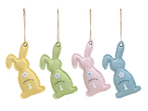 4er Set Hänger Stoffhase 20 cm Ostern Hase Osterhase aus Stoff Osterstrauch von unbekannt