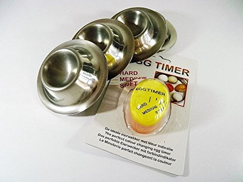 Edelstahl EH Eierbecher mit Egg Timer von unbekannt