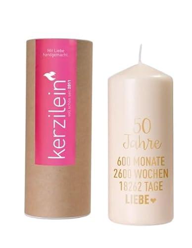 Kerze / Stumpen-Kerze / Hochzeits-Kerze / Trau-Kerze Goldene Hochzeit 50 Jahre Kerze in weiß mit Aufdruck in Gold - Hochzeits-Deko - Hochzeits-Jubiläum - Goldene Hochzeit - von Kerzilein Kerze / Stumpen-Kerze / Hochzeits-Kerze / Trau-Kerze Goldene Hochzeit 50 Jahre Kerze in weiß mit Aufdruck in Gold - Hochzeits-Deko - Hochzeits-Jubiläum - Goldene Hochzeit - von Kerzilein von unbekannt