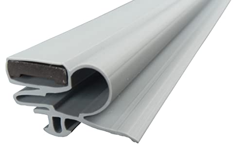 Magnetdichtung Profil groß L - 2000mm inkl. Magnetband - Farbe: Grau (Kühlschrankdichtung) von unbekannt