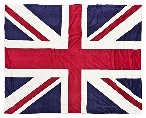 unbekannt Kuscheldecke Lammfelloptik/Great-Britain Flagge 150x200 von unbekannt