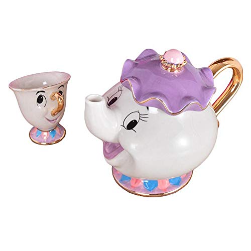 NEW Beauty and The Beast Mrs. Potts Chip Tea Pot & Cup set Teapot Mug ( Pot & Cup) by unbrand von unbrand