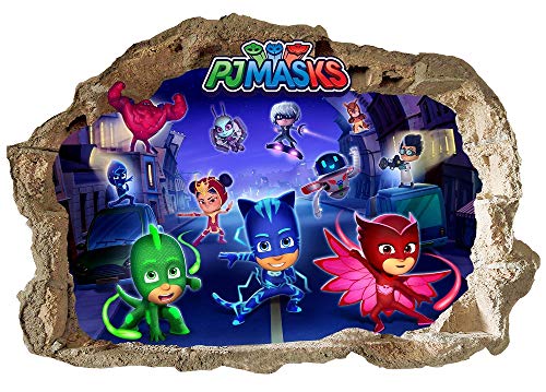 unbrending PJ Masks wandtattoo pj Masks wandaufkleber pj Masks wandsticker pj Masks wandbild von unbrending