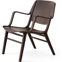 &Tradition - AX Lounge Chair mit Armlehnen HM11, Eiche dunkel gebeizt von &Tradition