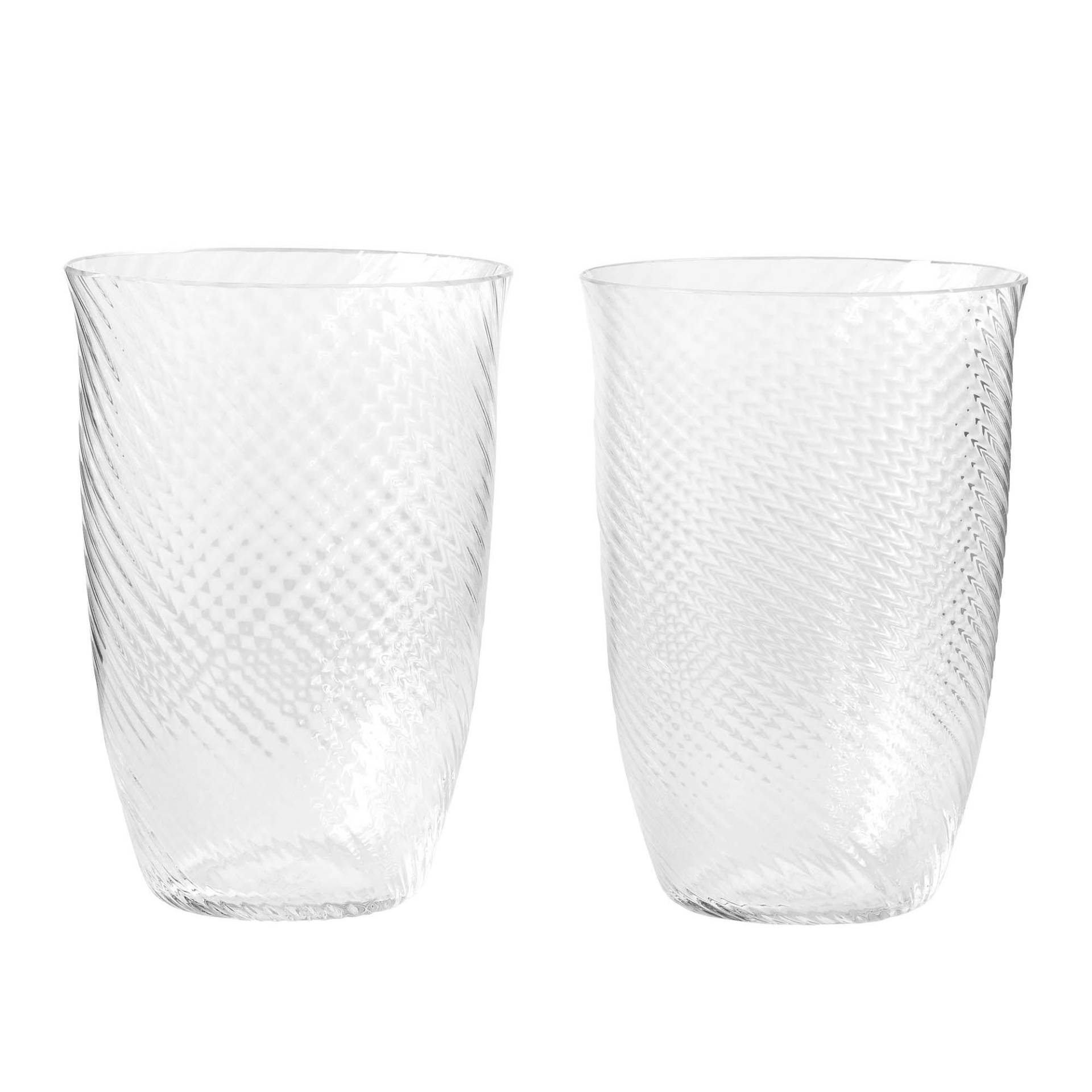 &Tradition - Collect SC61 Trinkglas 2er Set - transparent/Glas mundgeblasen/H 12cm/400ml/spülmaschinenfest von &Tradition