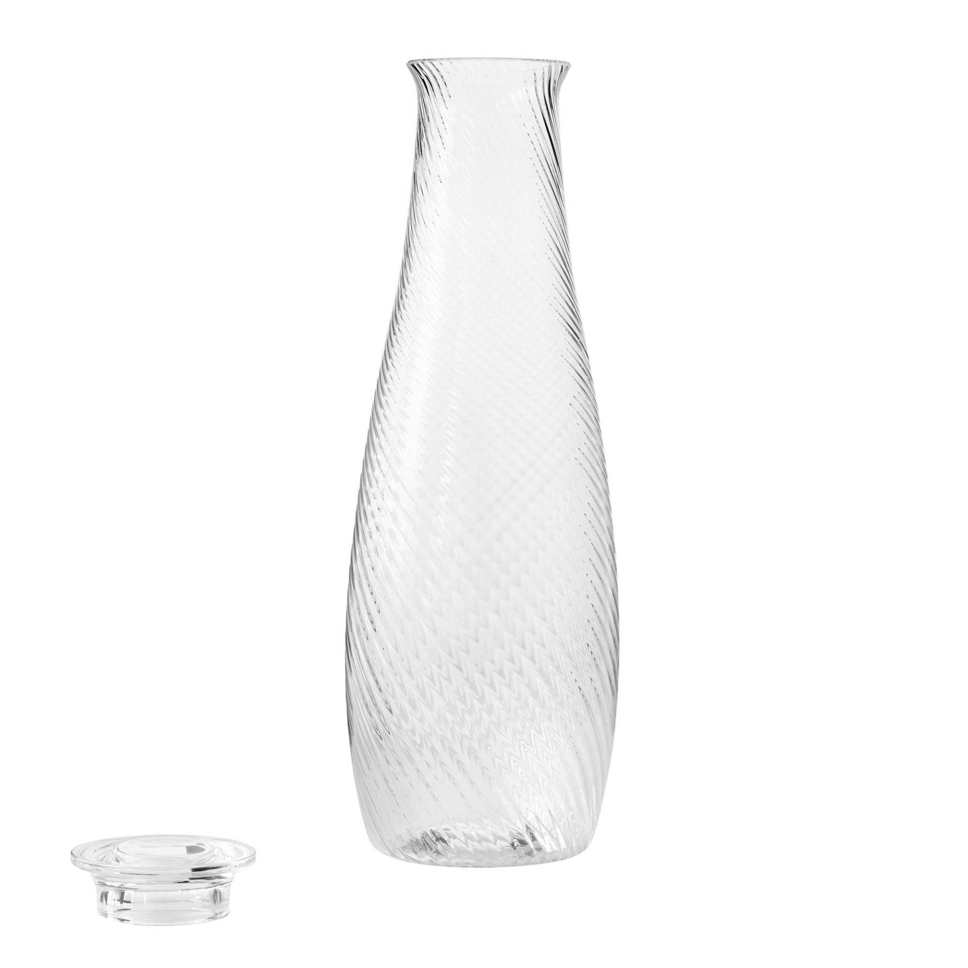 &Tradition - Collect SC63 Karaffe 1,2L - transparent/Glas mundgeblasen/H 28cm/mit Deckel/spülmaschinenfest von &Tradition