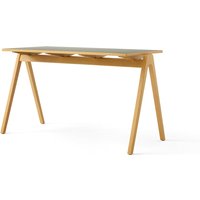 &Tradition - Daystak RD2 Tisch, 122 x 61 cm, Buche / Fenix Verde Comodoro (0750) von &Tradition