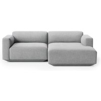 &Tradition - Develius Eck-Sofa, Konfiguration B, grau (Hallingdal 130) von &Tradition
