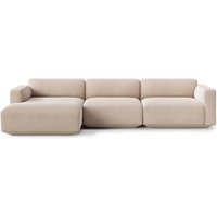 &Tradition - Develius Eck-Sofa, Konfiguration E, beige (Karakorum 003) von &Tradition