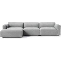 &Tradition - Develius Eck-Sofa, Konfiguration E, grau (Hallingdal 130) von &Tradition