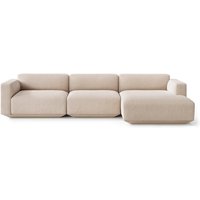 &Tradition - Develius Eck-Sofa, Konfiguration F, beige (Karakorum 003) von &Tradition