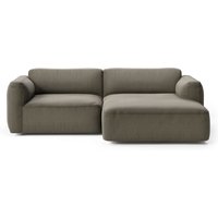 &Tradition - Develius Mellow Eck-Sofa, Konfiguration B, warm grey (Barnum 08) von &Tradition